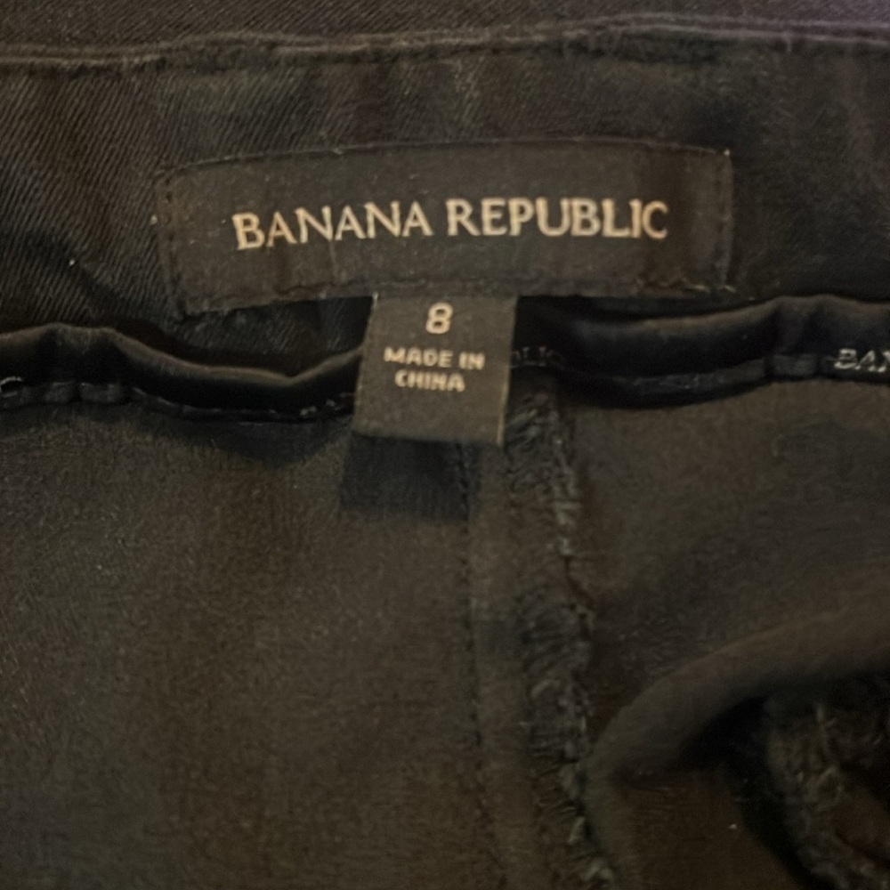BANANA REPUBLIC  Women’s Black Pants - Picture 2 of 7